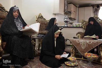محفل جزء خوانی قرآن کریم بانوان فرهنگسرای مهر