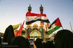 اجتماع مردمی قم در حرم حضرت معصومه