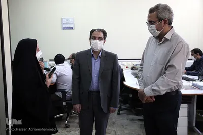 بازدید طاهر موهبتی، مدیرعامل سازمان بیمه سلامت ایران از ایکنا