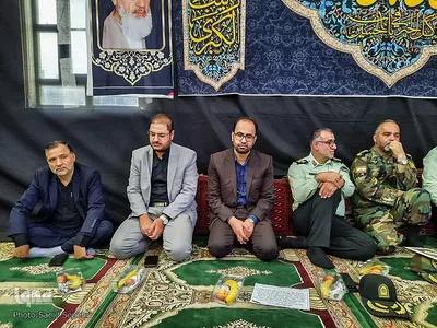 مراسم چهلم شهید مدافع امنیت شهید علی میرزایی در ملایر
