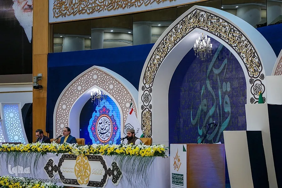 تقرير مصور | المنافسة بين الذكور في اليوم الأول من مسابقات إیران الدولية للقرآن