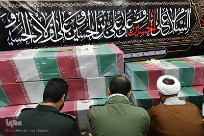 استقبال از پیکر پاک 11 شهید گمنام هشت سال دفاع مقدس