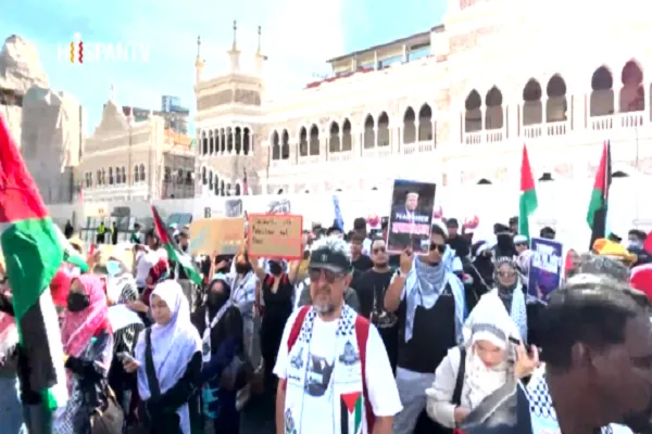 Manifestantes en Asia rechazan a Trump y apoyan a Palestina
