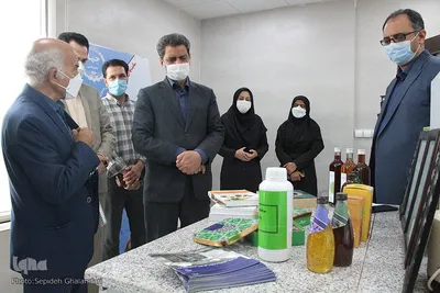 بازدید فرماندار خوسف از مجتمع گیاهان دارویی جهاد دانشگاهی خراسان جنوبی