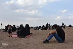 عزاداری عصر عاشورا در صحرا - سمنان