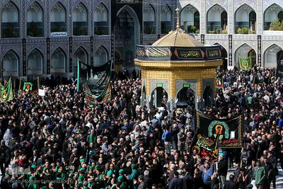 عزاداری ۲۸ صفر در حرم مطهر رضوی