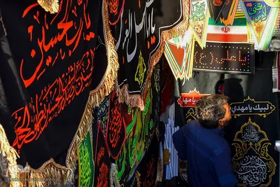پرچم‌دوزی؛ نماد خلاقیت و عشق هنرمند ایرانی به اهل بیت‌(ع)‎‎