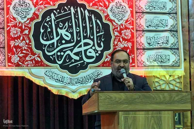تشیع نمادین حضرت زهرا (س) در شاهچراغ(ع)