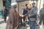 دیدار هیئت رئیسه فرمانده انتظامی لرستان با خانواده شهید «کسری رحمتی»