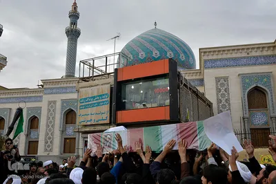 تشییع روحانی شهید مدافع حرم، حجت الاسلام محمد حسن دهقانی