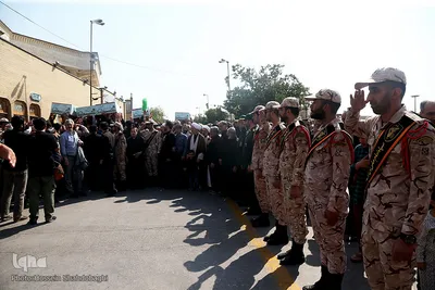 ⁨تشییع 7 شهید گمنام دفاع مقدس در سالروز شهادت امام جعفر صادق(ع)⁩