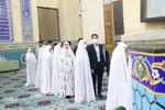 حضور زوج‌های جوان یزدی در پای صندوق‌ رأی‎