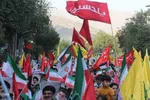 راهپیمایی مردم شیراز در حمایت از عملیات «وعده صادق ۲»
