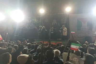 اجتماع باشکوه عزاداران امام شهید در خرم‌آباد