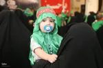 مراسم شیرخوارگان حسینی در حرم مطهر شاهچراغ(ع)