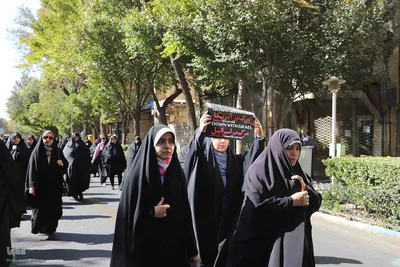 راهپیمایی بشارت نصر در تبریز