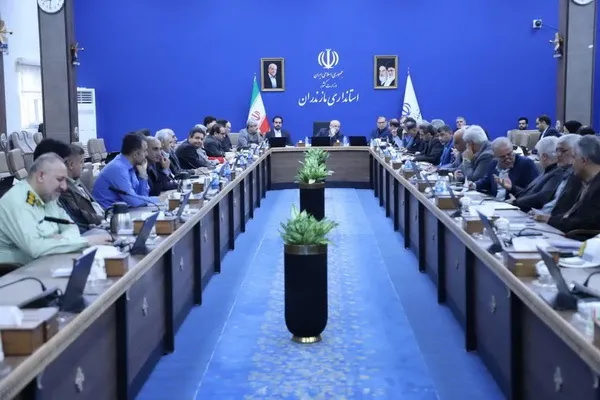 نشست مدیریت بحران در استانداری مازندران