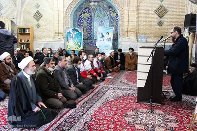 گلباران حجره امام خمینی(ره)
