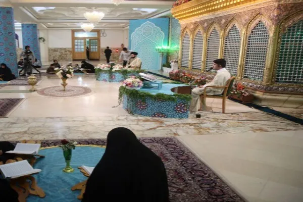 برگزاری برنامه «زندگی با آیه‌ها» و «ترتیل‌خوانی خانوادگی» در حرم بانوی کرامت