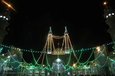 جشن میلاد حضرت زهرا سلام الله علیها در حرم حضرت معصومه سلام الله علیها