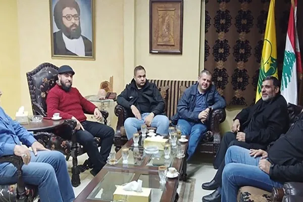 دیدار هیئتی از حماس با حزب‌الله لبنان