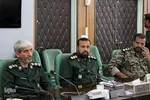 نشست خبری سردار زارع کمالی فرمانده سپاه الغدیر یزد‎‎