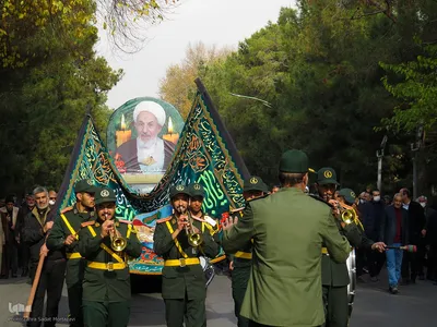 تشییع پیکر مرحوم عبدالجواد عبداللهی در اصفهان