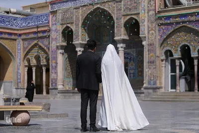 مراسم ازدواج جوانان در جوار بارگاه عبدالعظیم(ع)