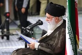 دیدار مدال‌آوران المپیادهای علمی و اعضای تیم ملی والیبال جوانان با رهبر انقلاب