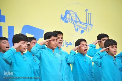 جشن نیمه شعبان و اجرای سرود سلام فرمانده در اهواز