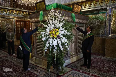 گلباران مزار شهید آیت الله دستغیب(ره) ـ شیراز