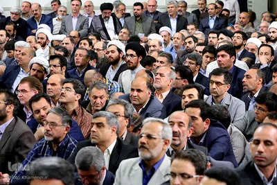 دیدار جمعی از اساتید دانشگاه‌ها با رهبرمعظم انقلاب