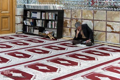 آیین جزء خوانی در آستان امامزاده محمد (ع) کرج
