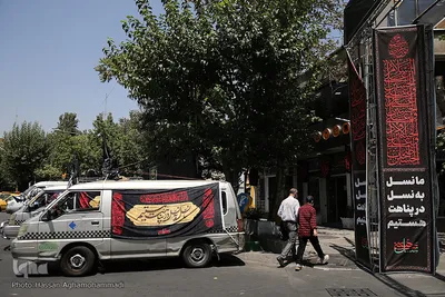 دسته عزاداران حسینی تاکسی رانان شهر تهران