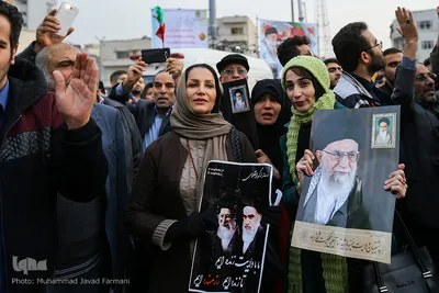 راهپیمایی مردم تهران در حمایت از اقتدار و امنیت کشور