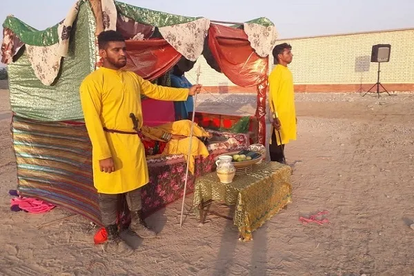 نمایش آیینی «از کربلا تا کربلا» در میناب اجرا شد