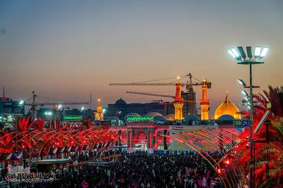 عزاداری شب تاسوعا در کربلای معلی
