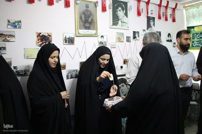 بازدید جهادگران خراسان جنوبی از موزه شهید رئوفی‌فرد