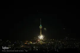 نورافشانی شب ۲۲بهمن۹۷