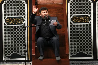 مراسم عزاداری شب هشتم ماه محرم الحرام در حسینیه امام خمینی(ره)