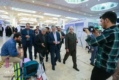 بازدید سیدعباس صالحی، وزیر فرهنگ و ارشاد اسلامی از بیست و هفتمین نمایشگاه قرآن کریم