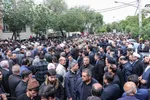 تجمع هیئت‌های مذهبی و مردم داغدار تبریز‎