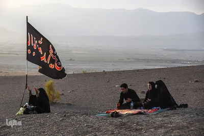عزاداری تاسوعای حسینی در کویر «خوریان» سمنان