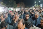 تشییع پیکر شهید «محمود رشنو» در جمع مردم رومشکان