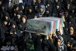 تشییع پیکر پاک ۱۱ شهید گمنام دوران دفاع مقدس  در ساری