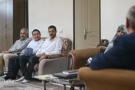 دیدار جامعه قرآنی با خانواده شهیدان ابراهیم