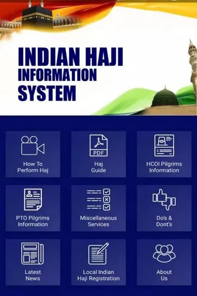ভারতীয় হাজীদের জন্য হজ্ব এ্যাপ