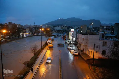 گرفتگی معابر در خرم‌آباد