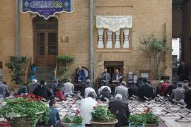 ترتیل‌خوانی قرآن در خانه مدرس