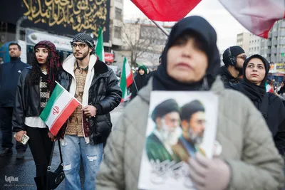تحویل سال نو در میدان انقلاب تهران